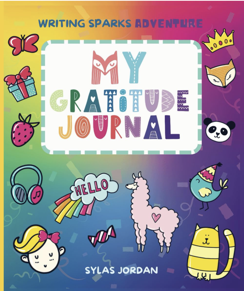 Cover for 50 Gratitude prompts for kids